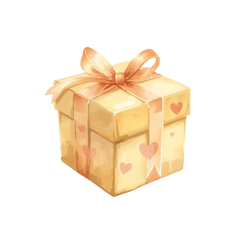 アンティーク水彩 バレンタインクリップアート18セット(PNG背景透過)