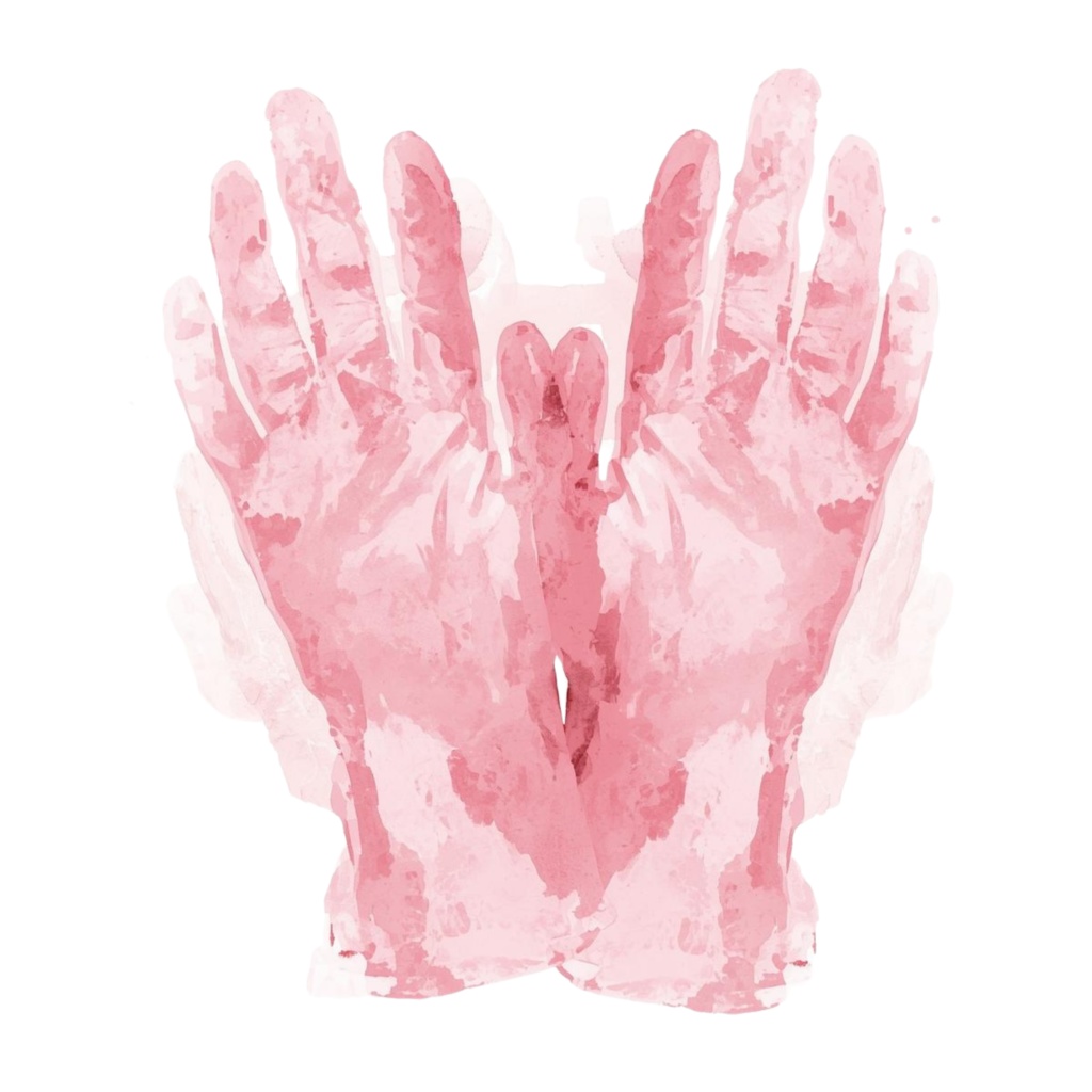 ふわふわ水彩 ナースイラストクリップアート