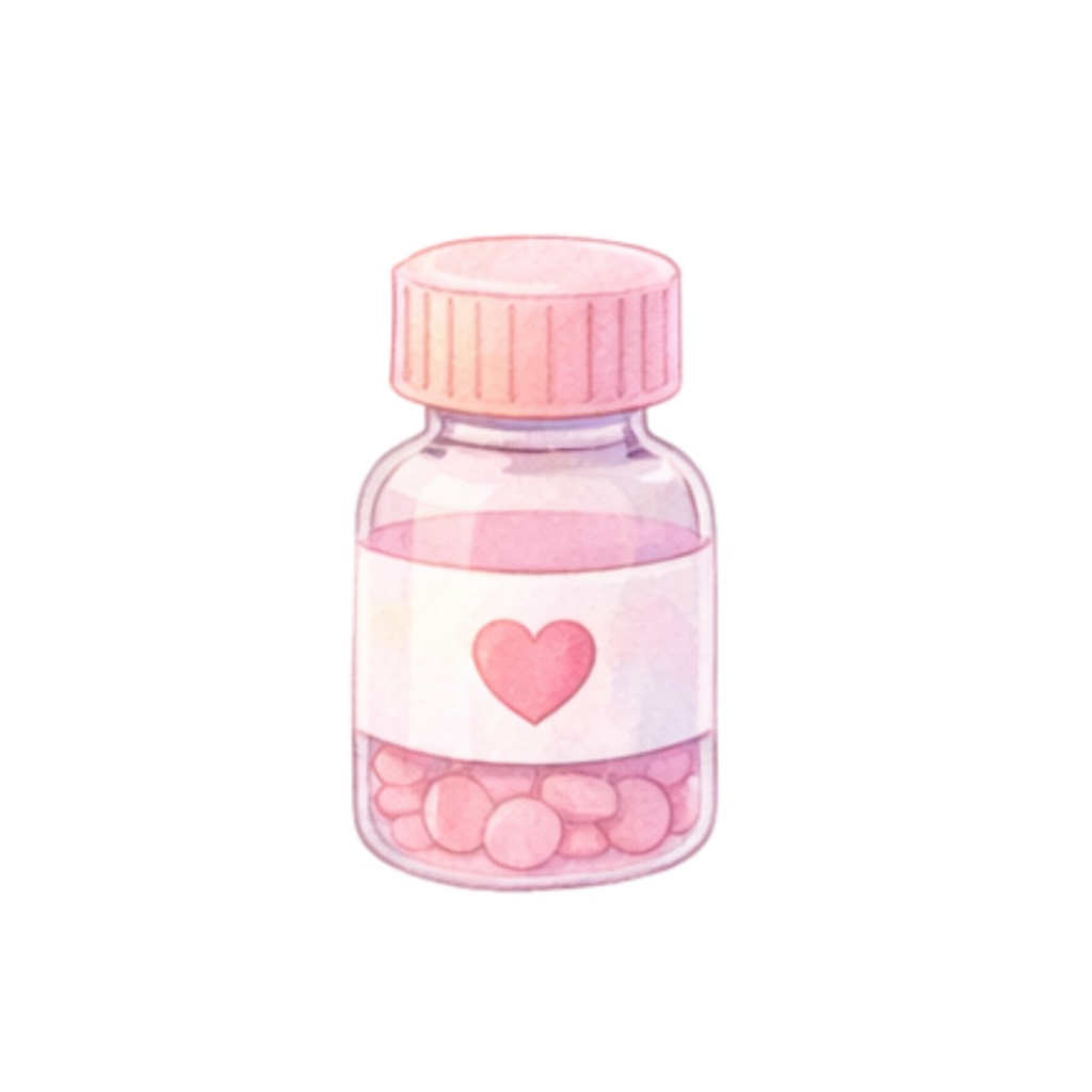 ふわふわ水彩 ナースイラストクリップアート