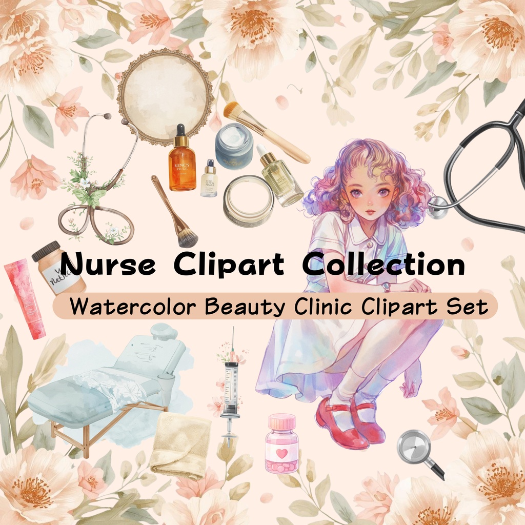 大人かわいい 美容クリニッククリップアート