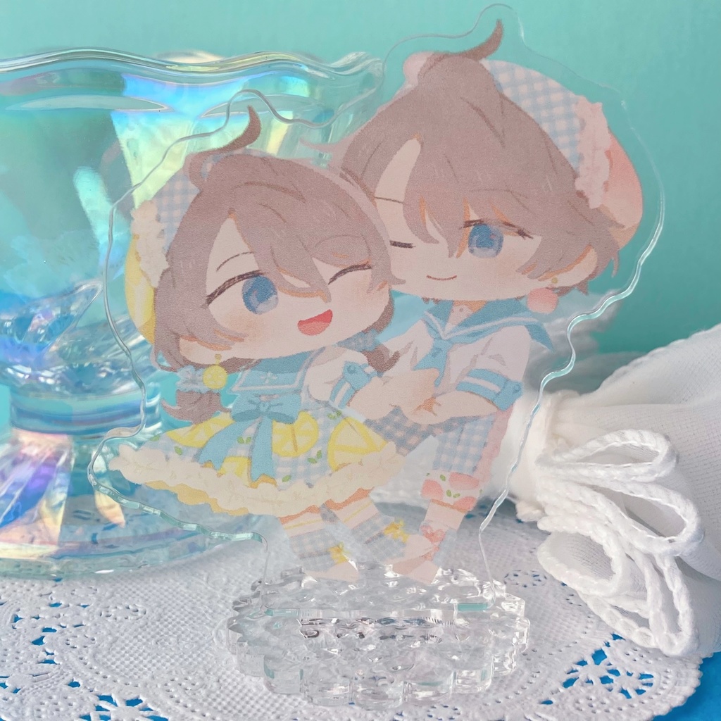 【アクスタ】ギンガムレモンとピーチ