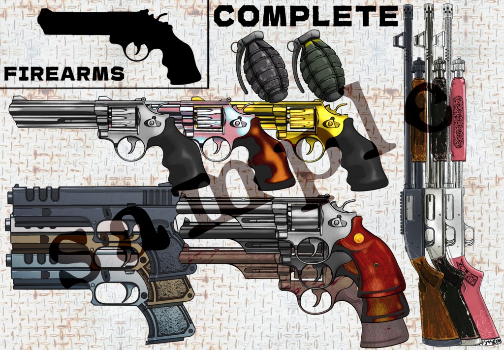 銃火器セット/FIREARMS pack