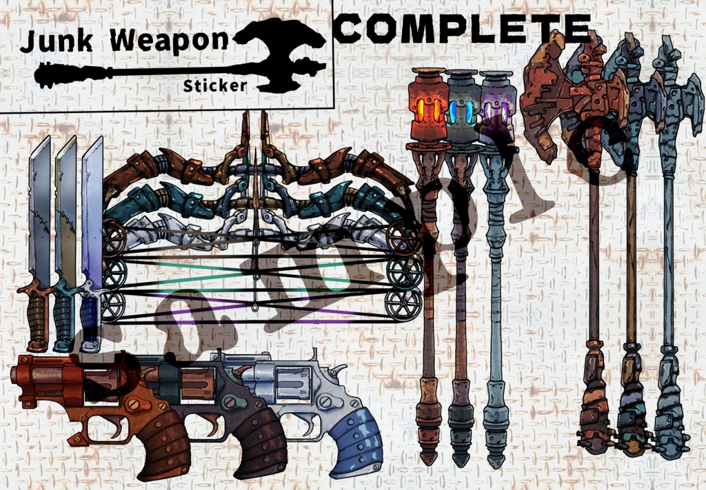 Junk weapon pack