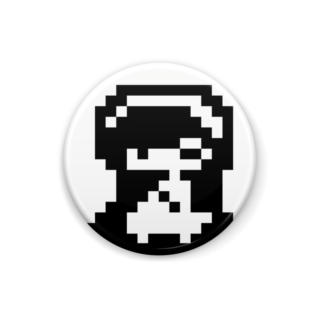 MUSIC HEARTオフィシャルグッズ 缶バッジ 謎の女の子