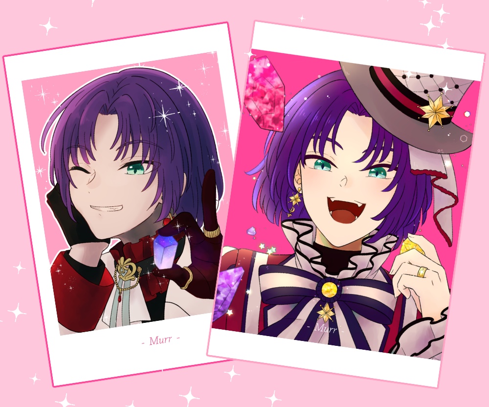ムルのキラキラポストカード
