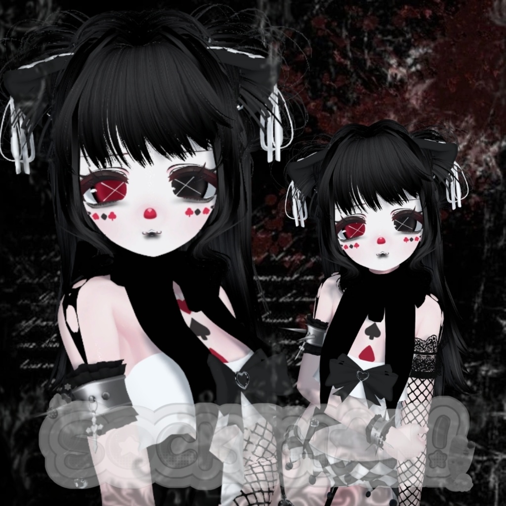 Gambling Freak Jester Makeup ♧◇♡♤ (manuka)