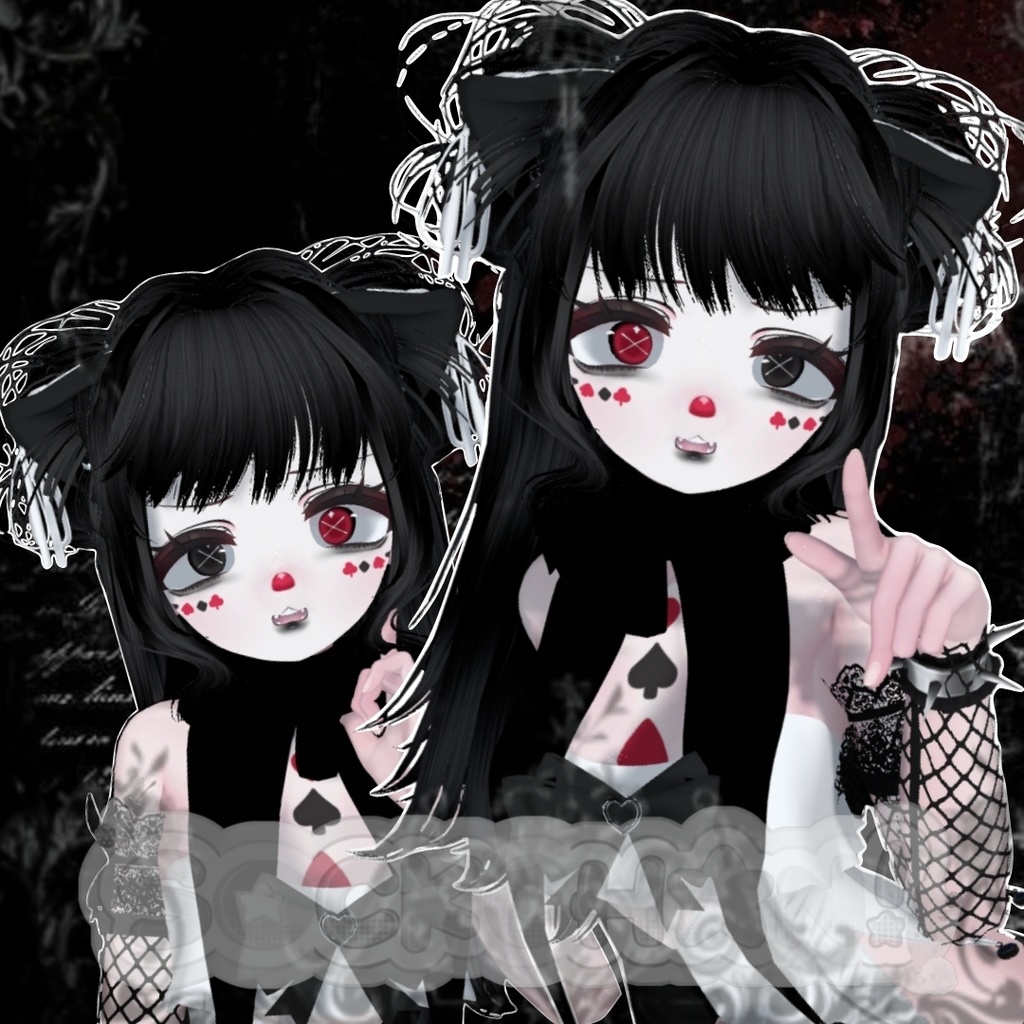 Gambling Freak Jester Makeup ♧◇♡♤ (manuka)