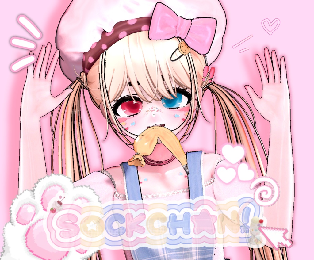 Kyutie Harajuku Decora makeup! >_<