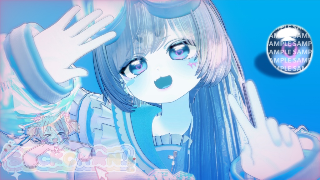 Interstellar amethyst~☆ 《makeup and eye texture for chocolat》