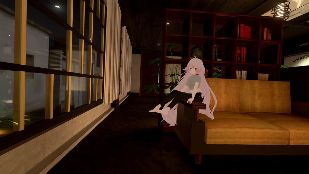 【VRC向け_薄荷対応】CROP TOP & JEANS