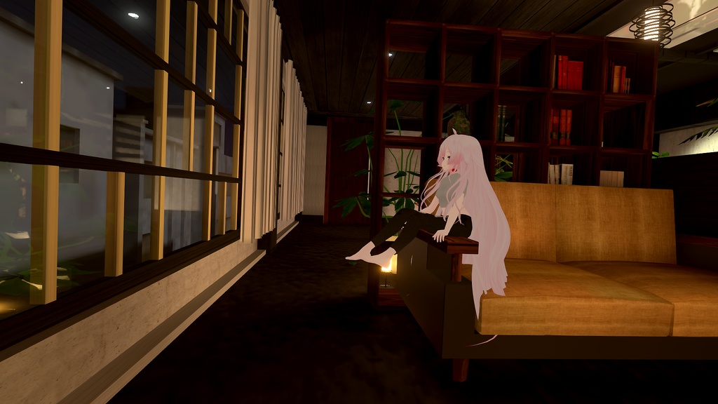 【VRC向け_薄荷対応】CROP TOP & JEANS