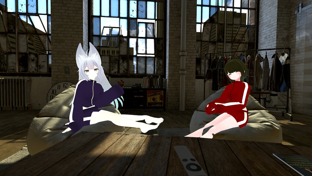 【VRC向け_Tien,ウルフェリア,薄荷,Grus 対応】トレーニングウェア