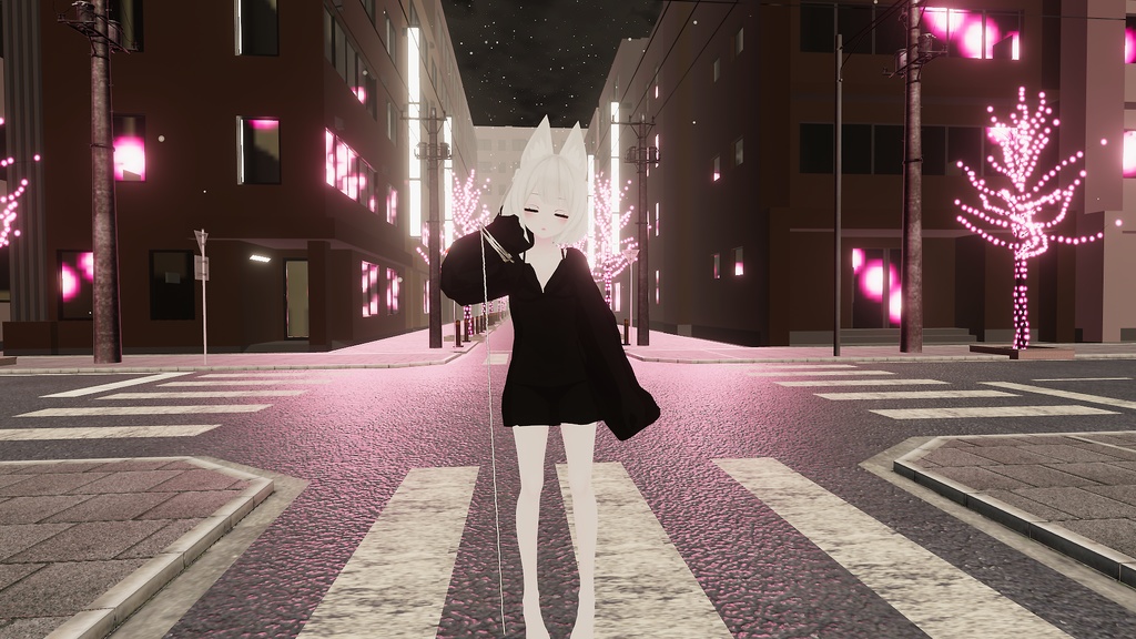 【VRC向け_Tien,ウルフェリア,京狐 対応】彼シャツ