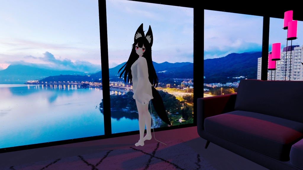 【VRC向け_Tien,ウルフェリア,京狐 対応】彼シャツ