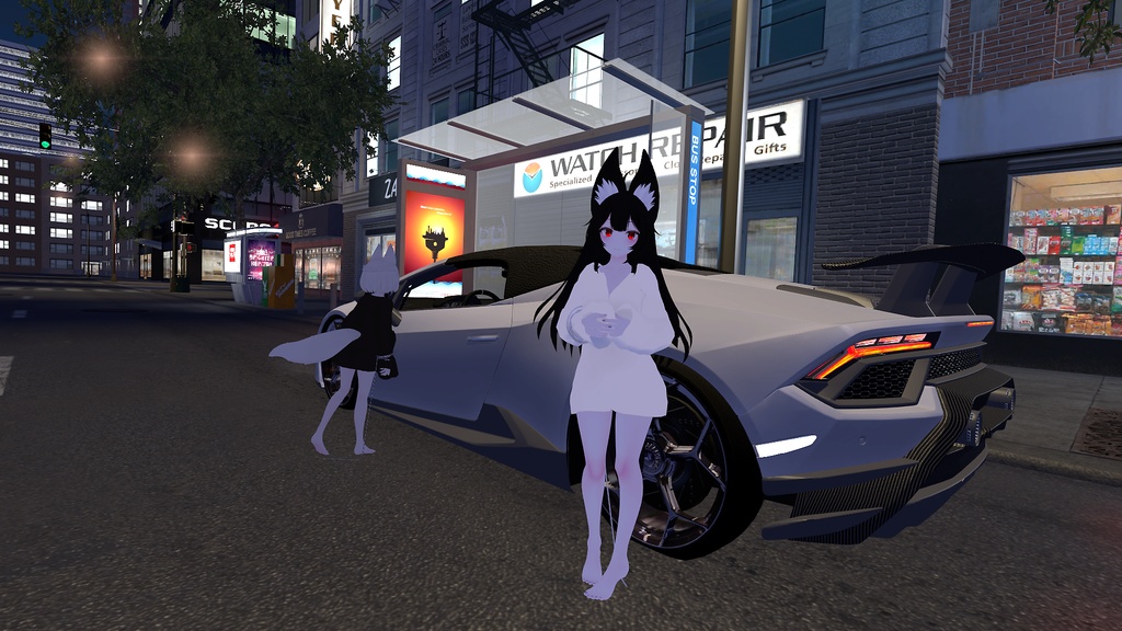 【VRC向け_Tien,ウルフェリア,京狐 対応】彼シャツ