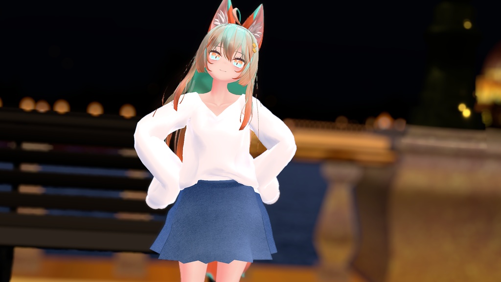 【VRC向け_ここあ対応】カジュアル春服