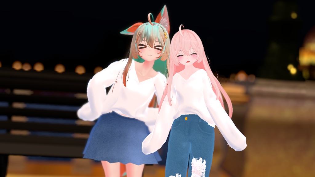 【VRC向け_ここあ対応】カジュアル春服