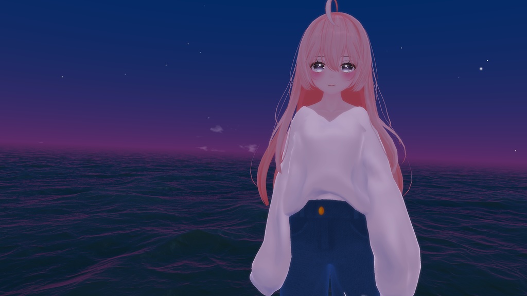 【VRC向け_ここあ対応】カジュアル春服