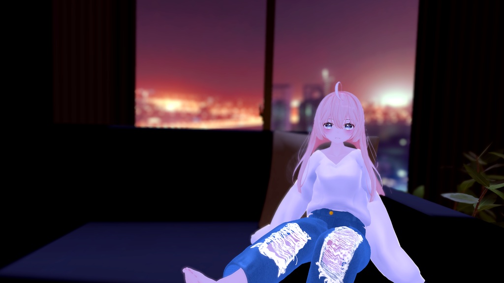 【VRC向け_ここあ対応】カジュアル春服