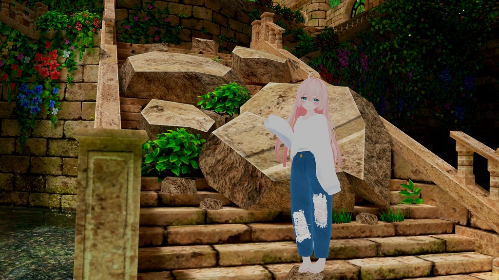 【VRC向け_ここあ対応】カジュアル春服