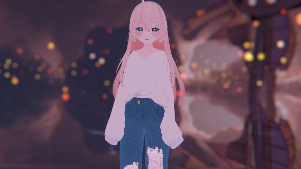 【VRC向け_ここあ対応】カジュアル春服