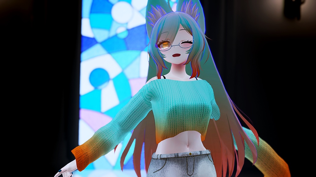 【VRC向け_ウルフェリア 対応】Fox Rain