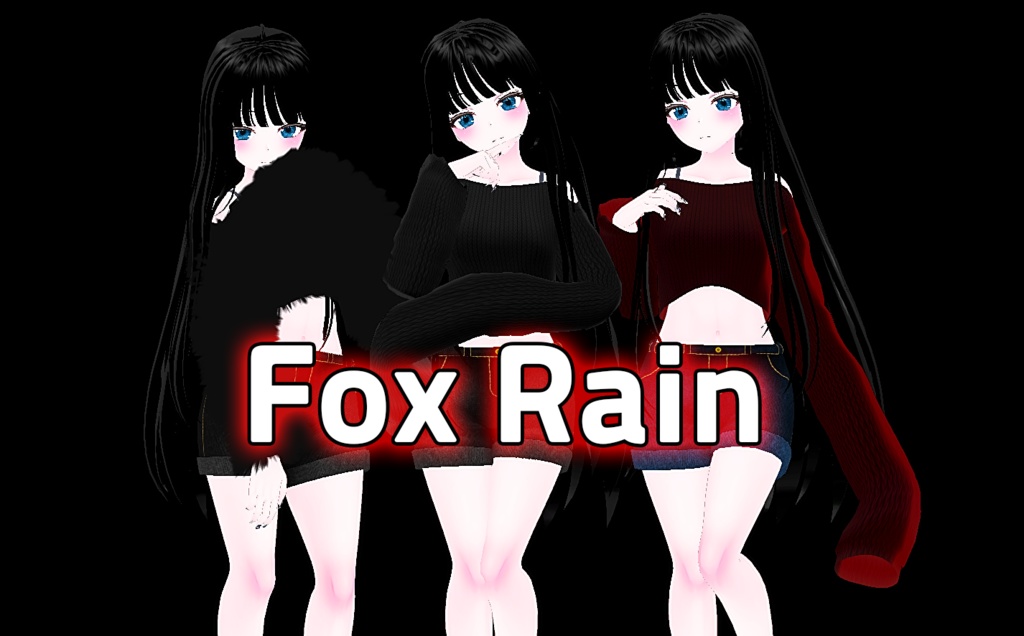 【VRC向け_ウルフェリア 対応】Fox Rain