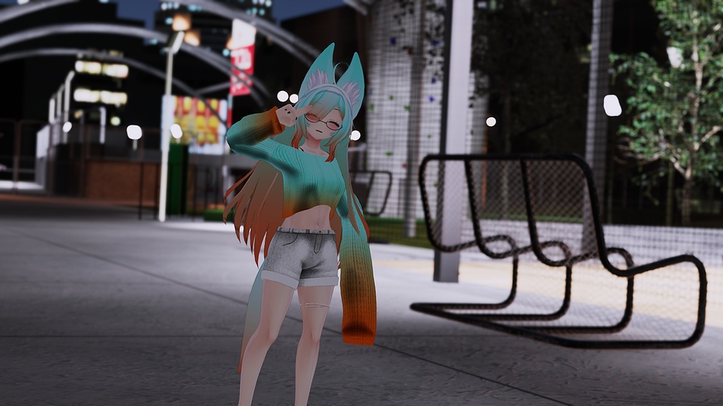 【VRC向け_ウルフェリア 対応】Fox Rain