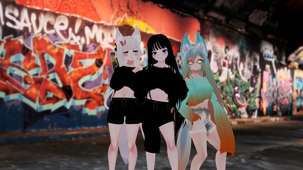 【VRC向け_ウルフェリア 対応】Fox Rain