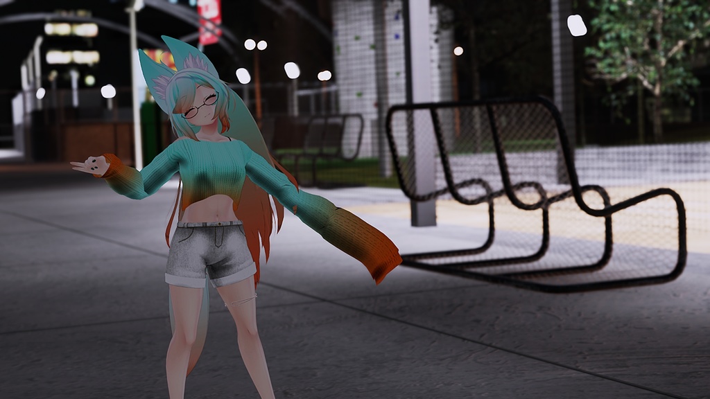 【VRC向け_ウルフェリア 対応】Fox Rain