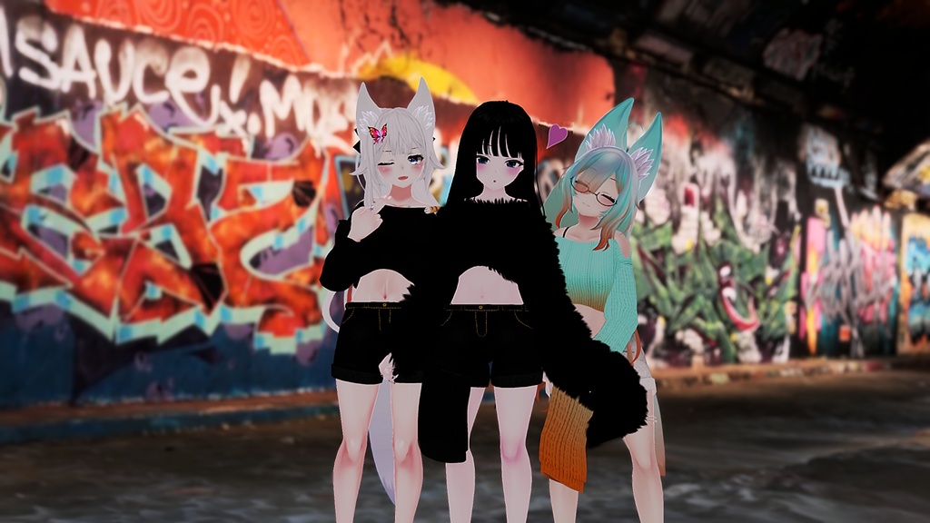 【VRC向け_ウルフェリア 対応】Fox Rain