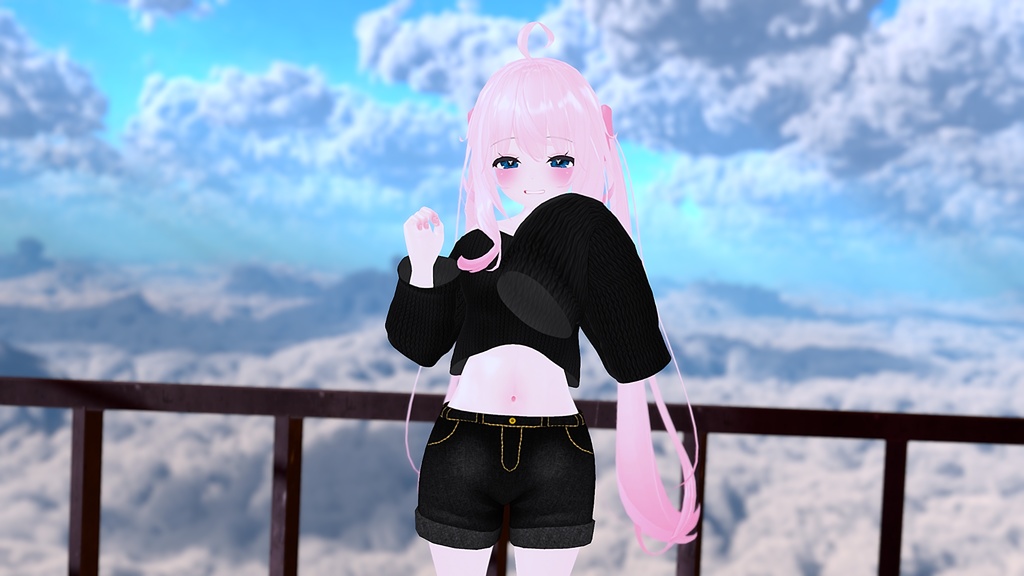 【VRC向け_舞夜 対応】Fox Rain