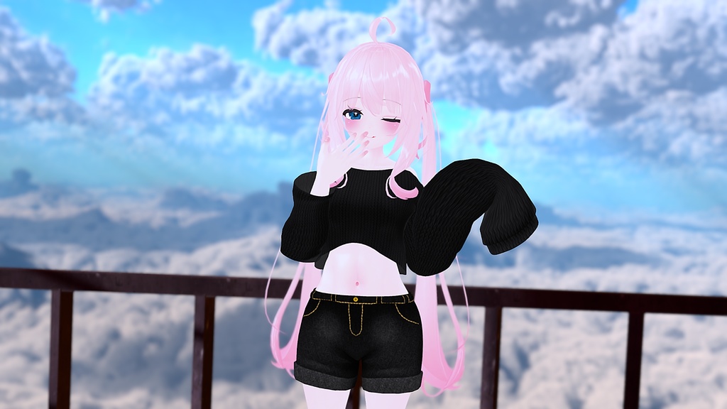 【VRC向け_舞夜 対応】Fox Rain