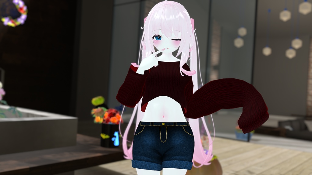 【VRC向け_舞夜 対応】Fox Rain