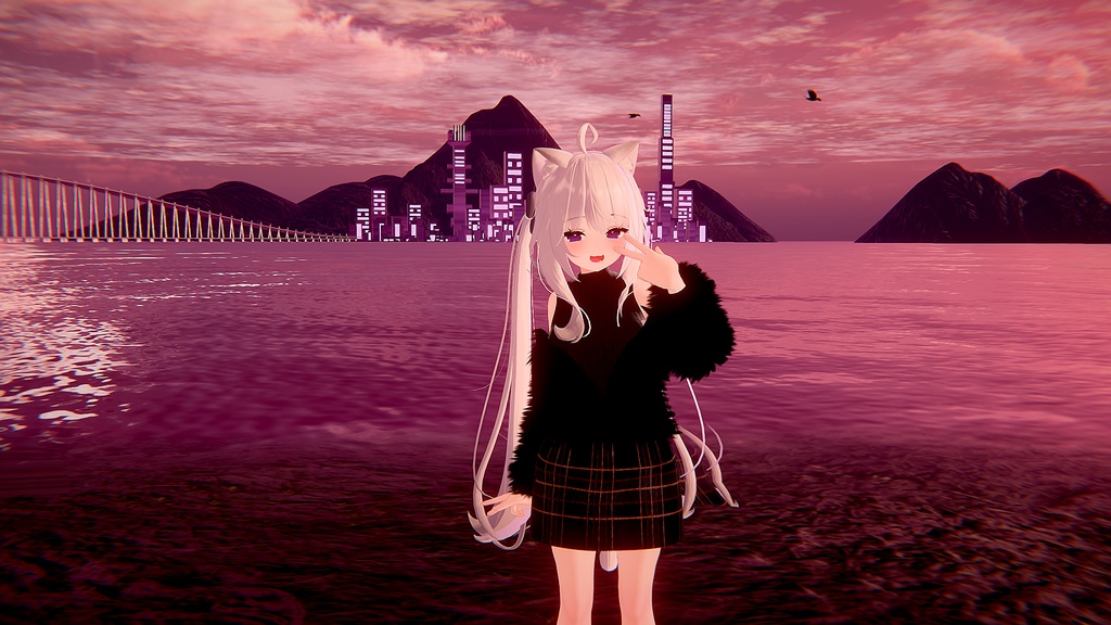 【VRC向け_ まりえる,舞夜 対応】冬はサムイ