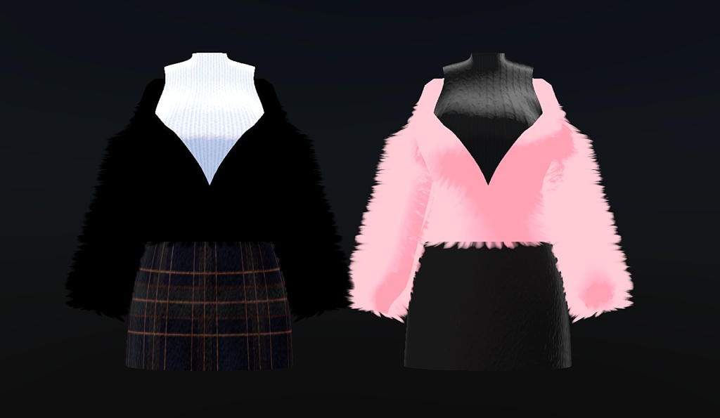 【VRC向け_ まりえる,舞夜 対応】冬はサムイ