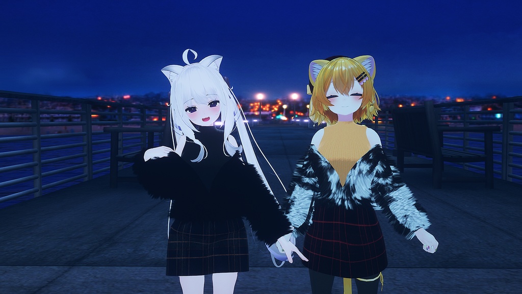 【VRC向け_ まりえる,舞夜 対応】冬はサムイ