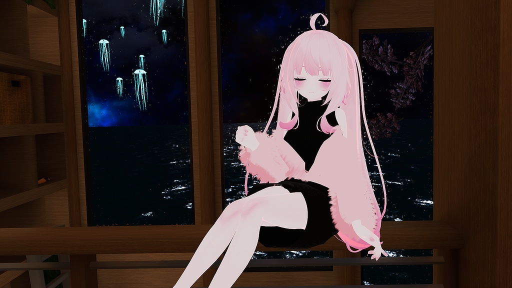 【VRC向け_ まりえる,舞夜 対応】冬はサムイ