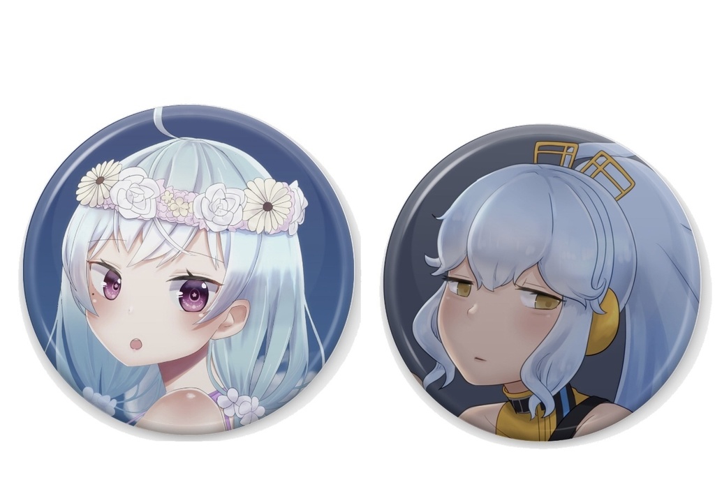 なる ヤコ 缶バッジ2個セット