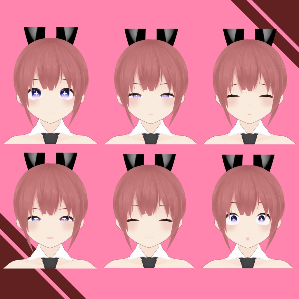 無料VRMモデル 【ラビビ】