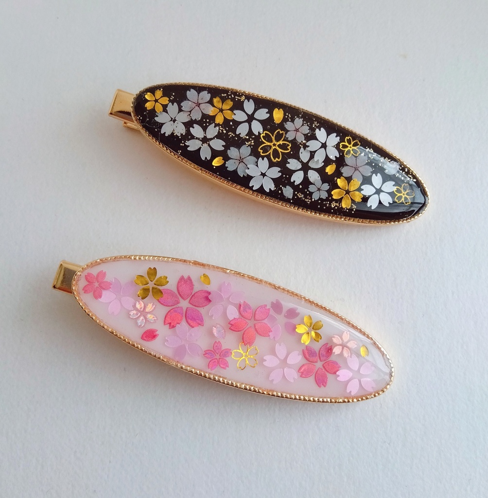 桜のヘアクリップ