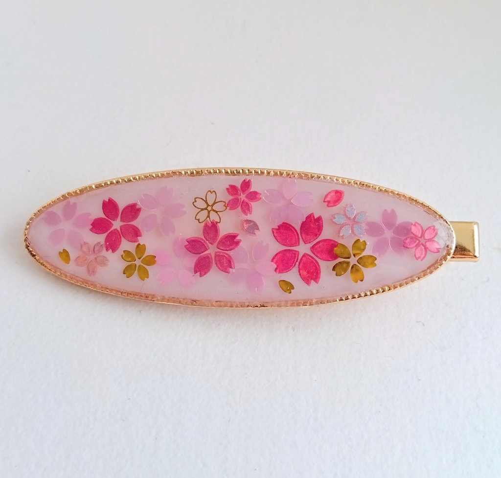 桜のヘアクリップ