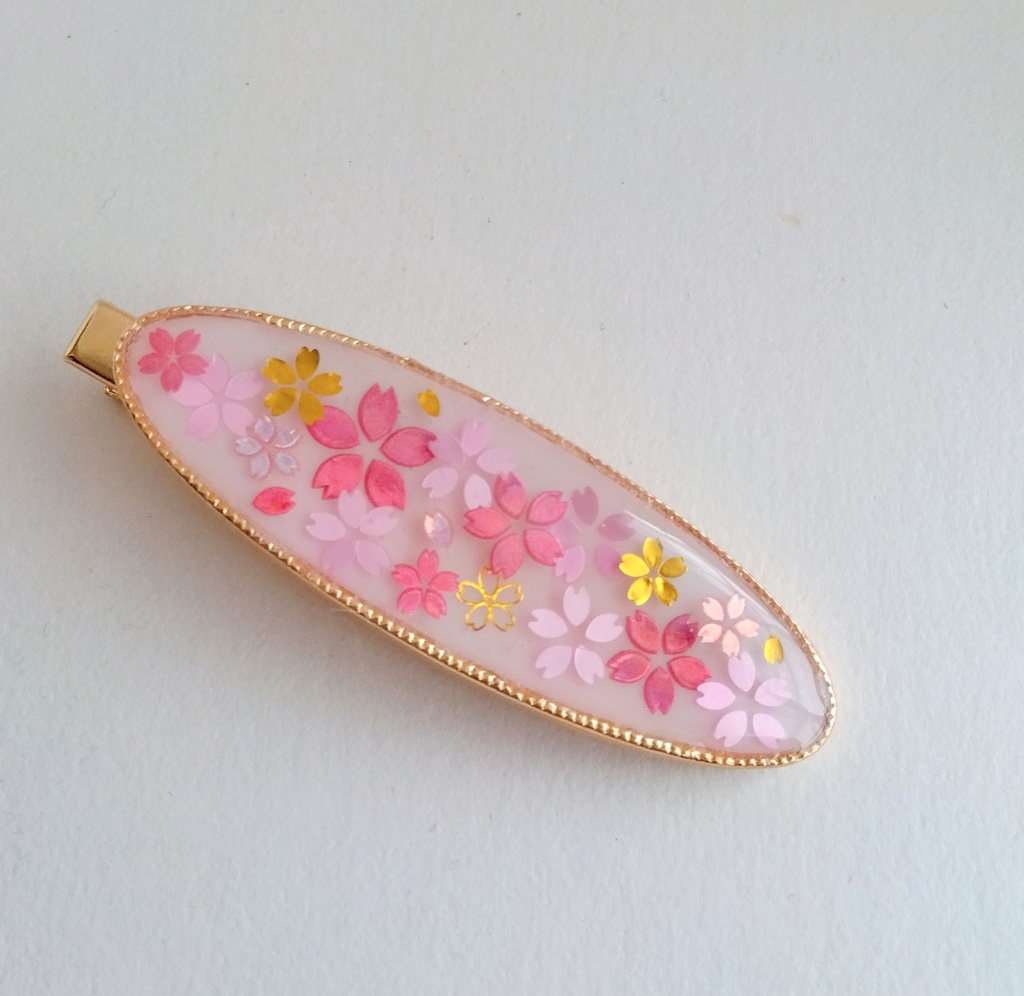 桜のヘアクリップ