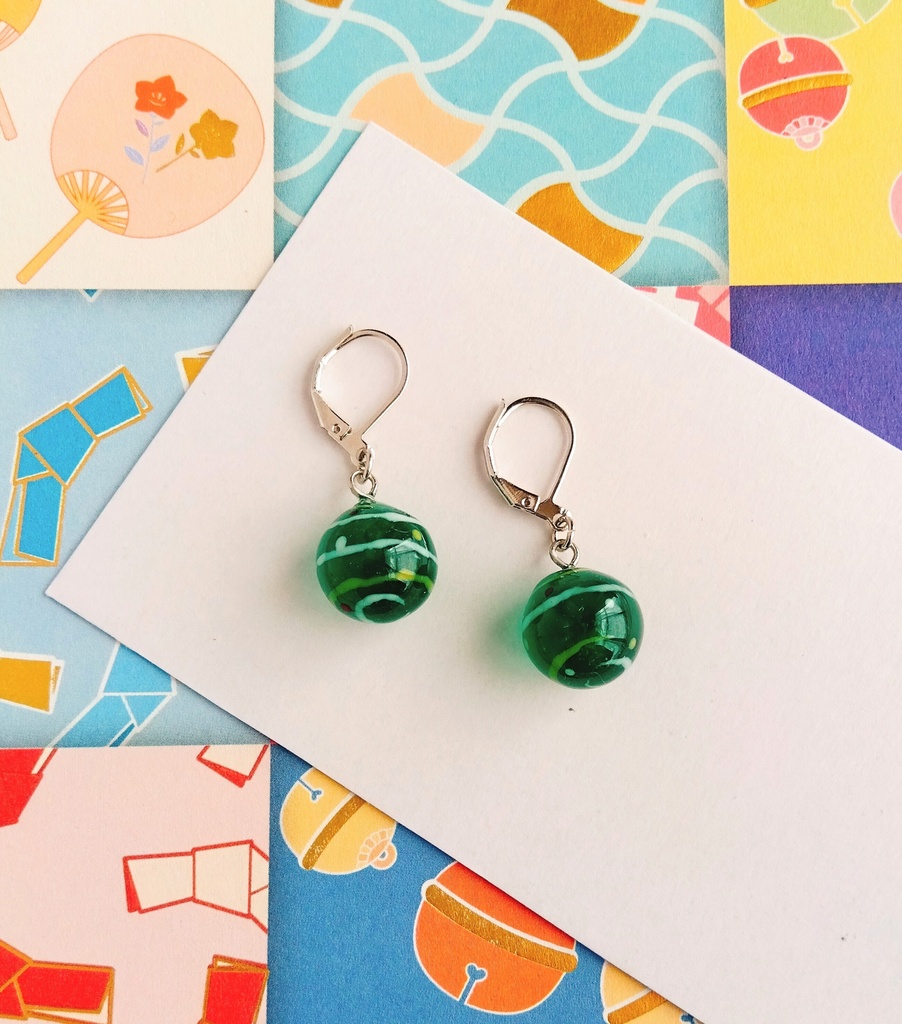【匿名配送】水風船のピアス【イヤリングも可】