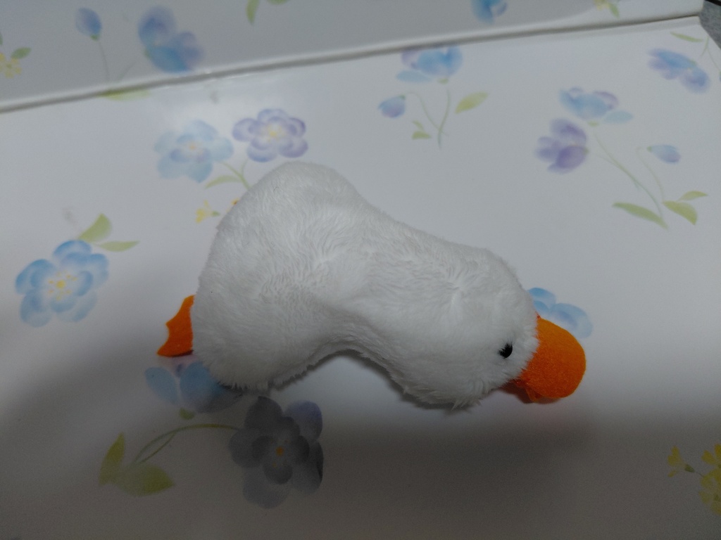 寝そべりアヒル
