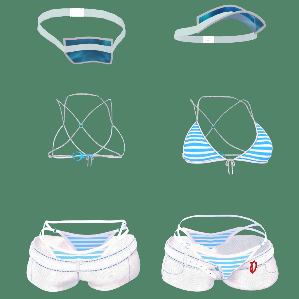 龍のヨルちゃん用水着