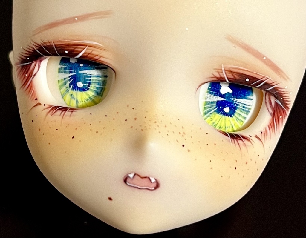 手描きドールアイ 20mm DDHヘッドサイズ