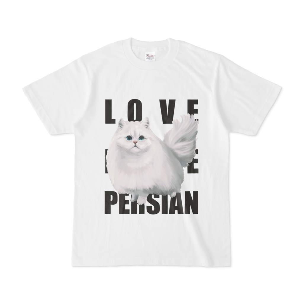 推しアニマルTシャツ　猫　ペルシャ