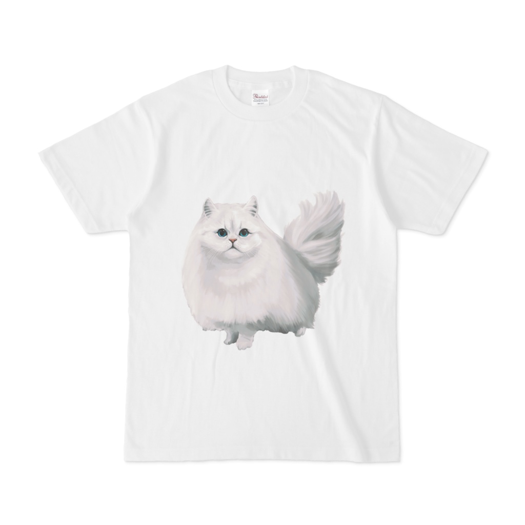 推しアニマルTシャツ　猫　ペルシャ　[文字無しVer.]