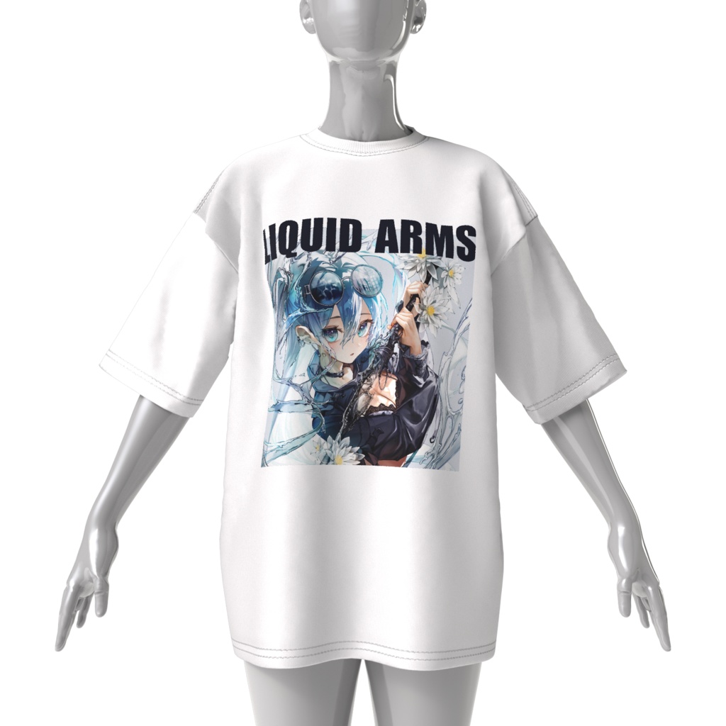 LIQUID ARMS 水ノ少女Tシャツ